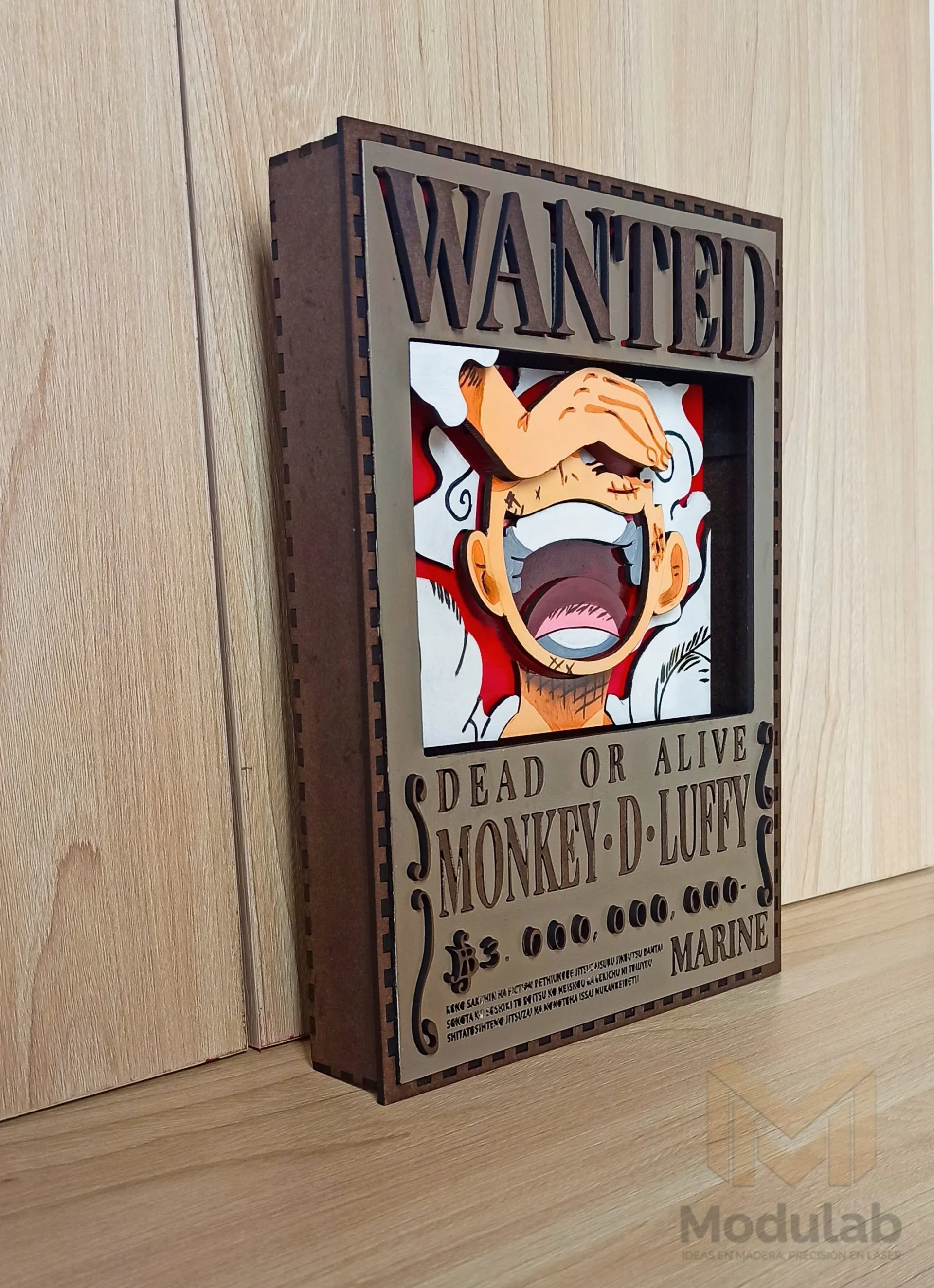 Cartel de Recompensa de 3,000,000,000 de Luffy - One Piece miniatura 2