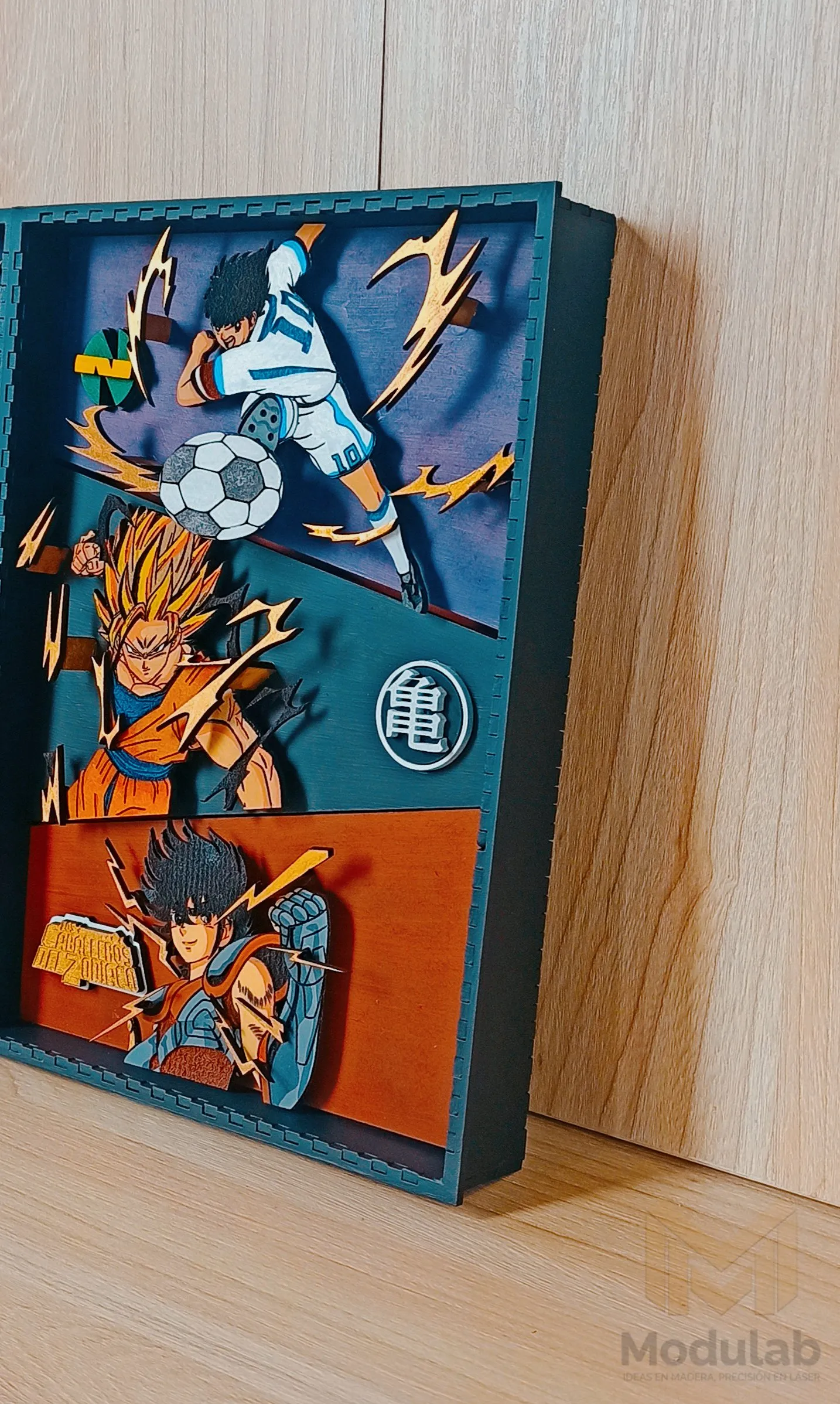 Gokú, Oliver Atom y Seiya miniatura 2