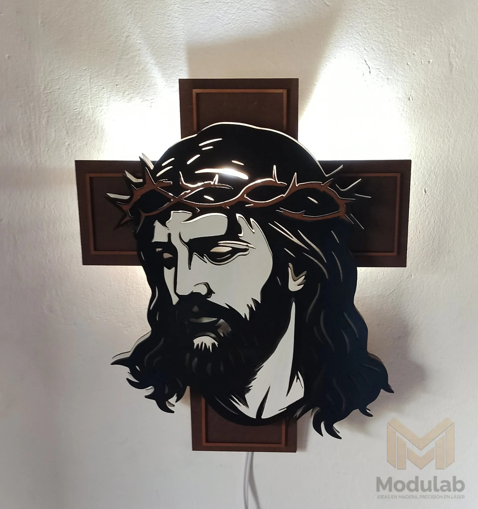 Rostro de Jesús en la Cruz - 31 × 39 cm - imagen 1