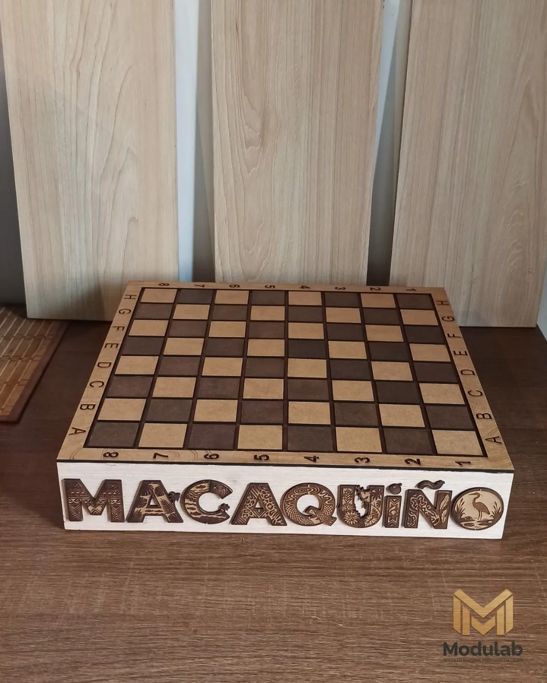 Ajedrez Artesanal Étnico Personalizado miniatura 3